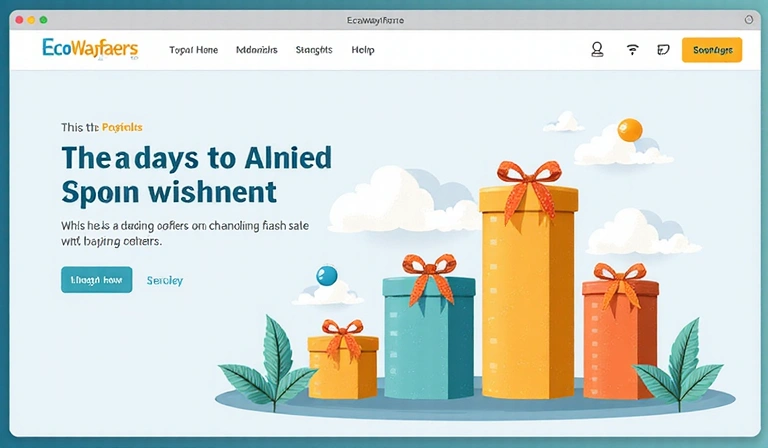 A dynamic visual representing trending offers with upward arrows and popular product icons.